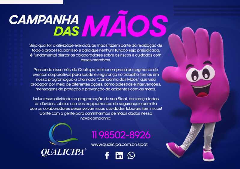 Campanha de Proteção das Mãos e Dedos Treinamento Quilombo - Dds Proteção das Mãos